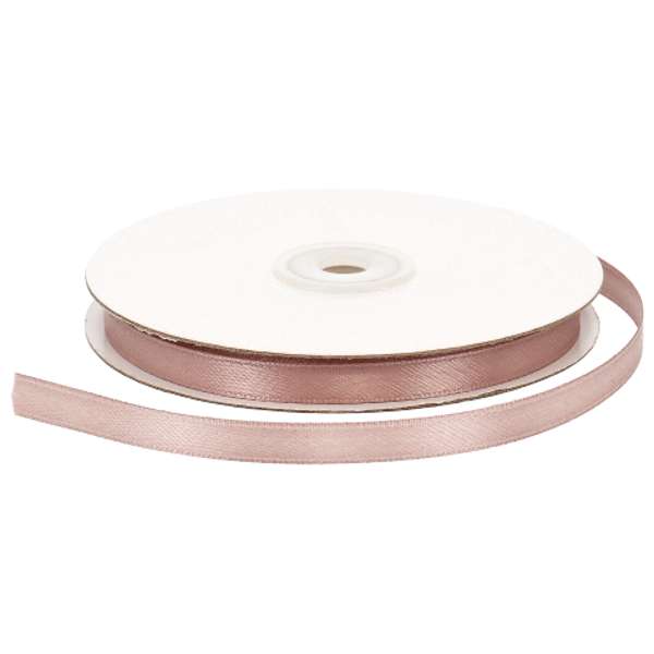 Nastro raso Cipria 6mmx50mt per decorare bomboniere, bouquet e confezioni regalo