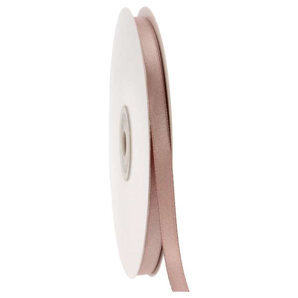 Nastro Doppio Raso Cipria 10mm per decorare bomboniere, bouquet e confezioni regalo