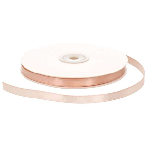 Nastro Doppio Raso Pesca 6mm per decorare bomboniere, bouquet e confezioni regalo
