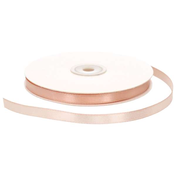Nastro Doppio Raso Pesca 6mm per decorare bomboniere, bouquet e confezioni regalo