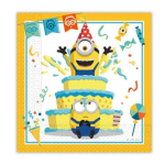 Tovaglioli Minions per feste, compleanni, party a tema