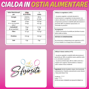 Cialda Per Torta Personalizzata Rettangolare Orizzontale - immagine 3