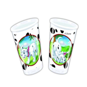 Bicchieri La Carica dei 101 200ml Set 8pz per Party a Tema Disney