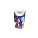 Confezione da 10 Bicchieri in carta da 23 cm con i personaggi e le scene iconiche del film Disney Pixar Inside Out 2. Perfetti per feste a tema, compleanni e allestimenti.