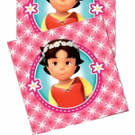 Confezione di 20 tovaglioli in carta 33x33cm a tema Heidi, perfetti per feste e compleanni.