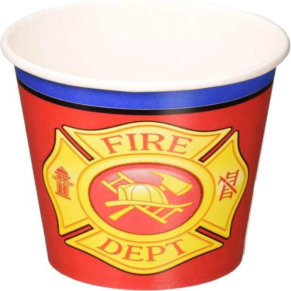 Bicchieri Pompieri Fire Dept 266 ml in carta per feste e party a tema