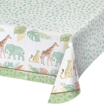 Tovaglia Safari Baby 244x137 cm in carta per feste a tema, compleanni e baby shower