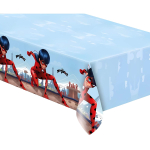 Tovaglia Miraculous Ladybug 120x180 cm in plastica con Ladybug in azione