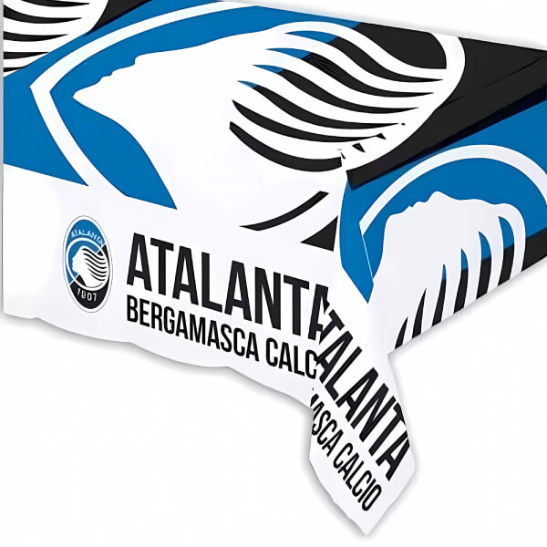 Tovaglia Atalanta Calcio in carta 120x180cm con logo ufficiale per tifosi