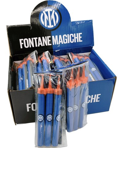 Fontane Magiche Inter 12 cm, candele scintillanti perfette per torte e celebrazioni