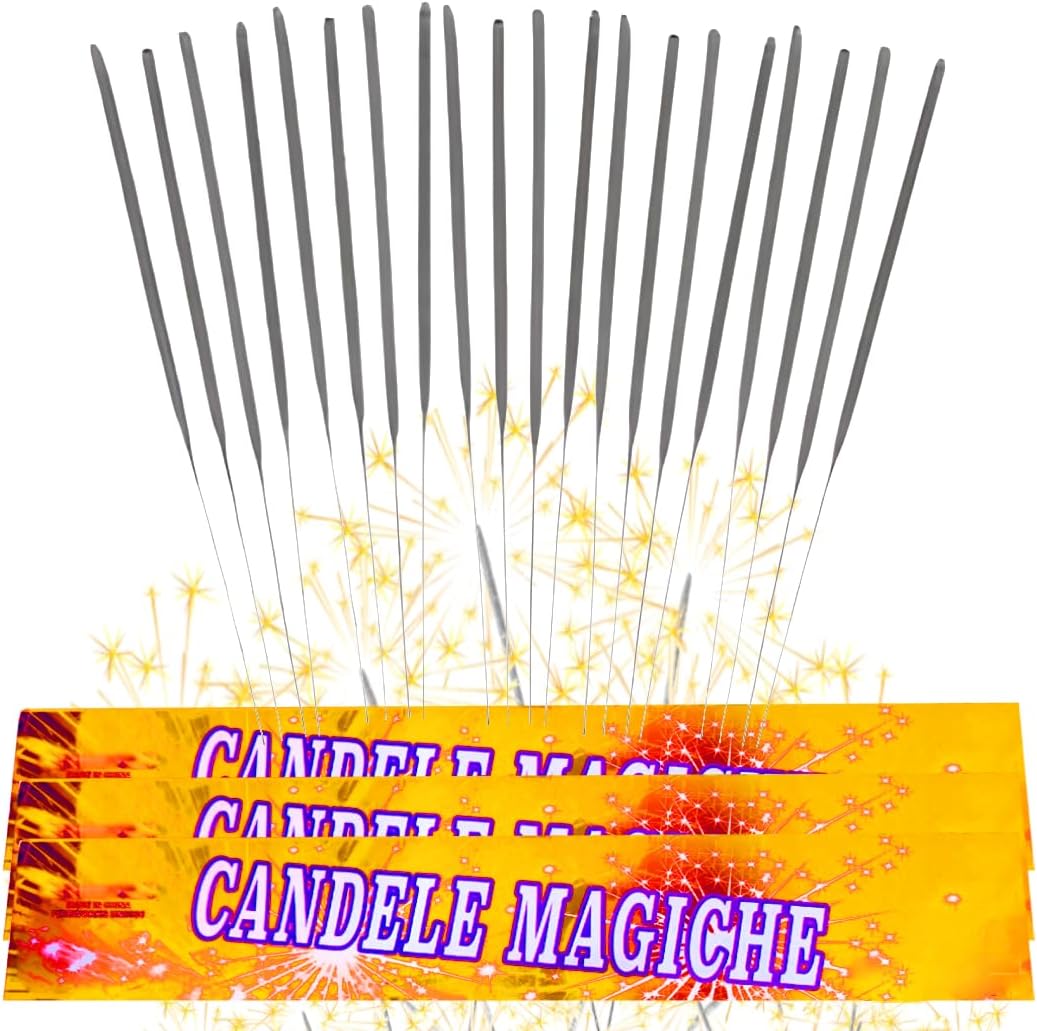 Candeline Magiche 35CM Scintille Luminose Per Matrimonio